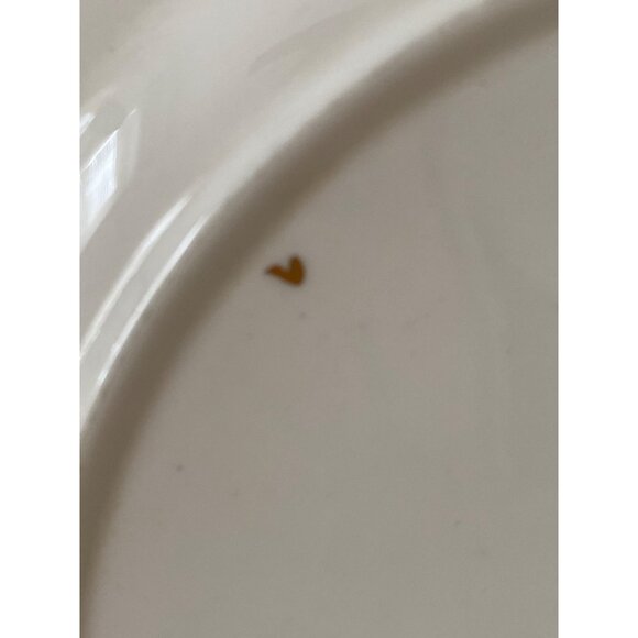 Crown Staffordshire Salad Plate Gray Blossoms Blue Replacement Vintage - Picture 7 of 8